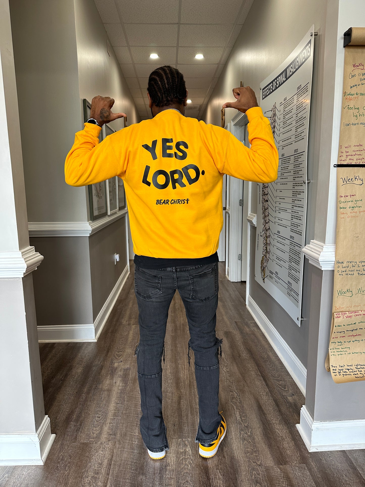 Yes Lord. Gold Sweatshirt