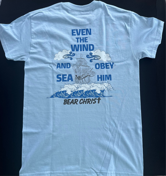 OBEY HIM - Light Blue