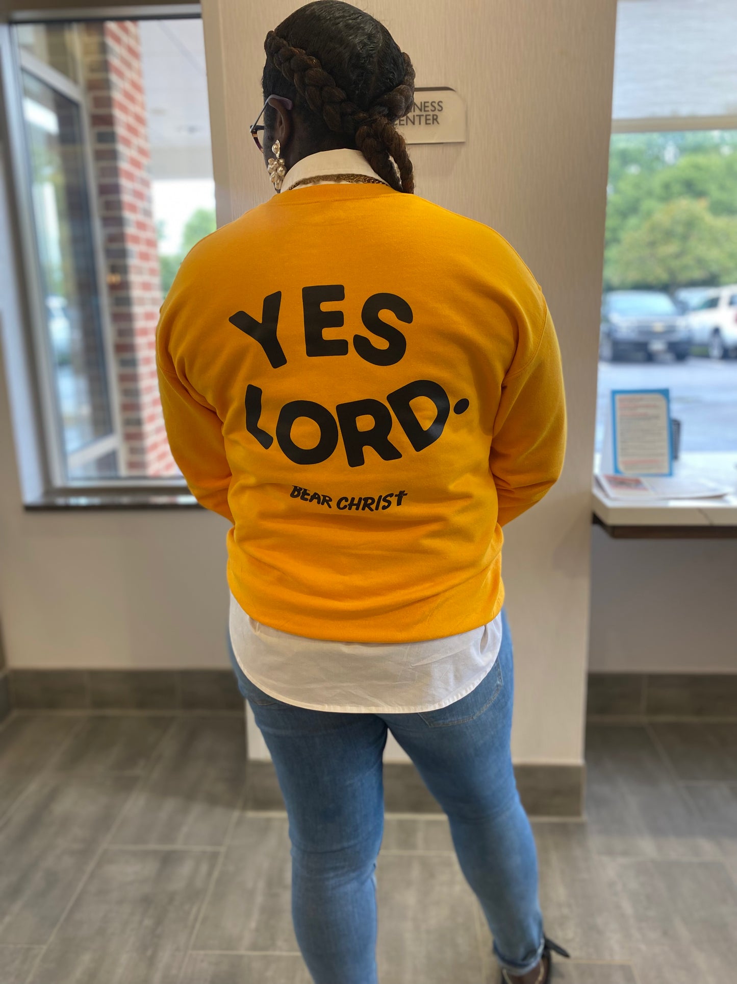 Yes Lord. Gold Sweatshirt
