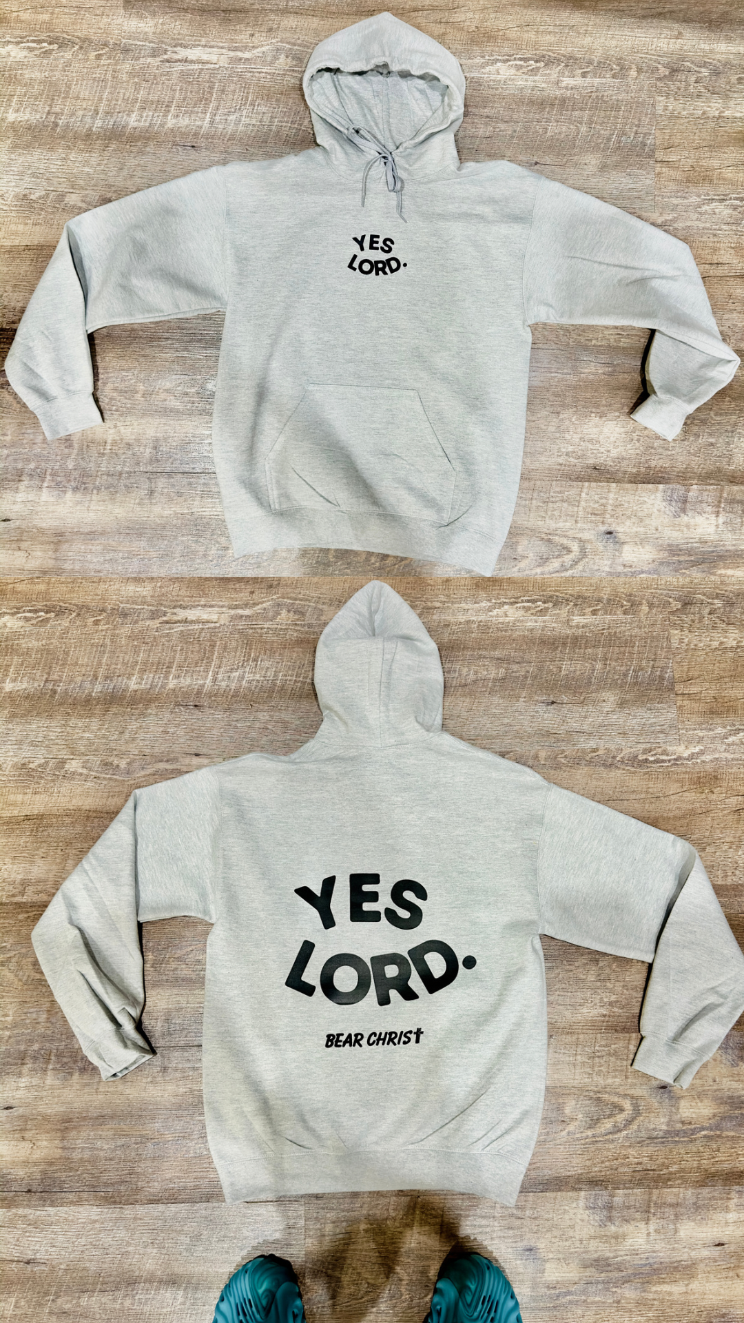 Yes Lord-  Gray Hoodie