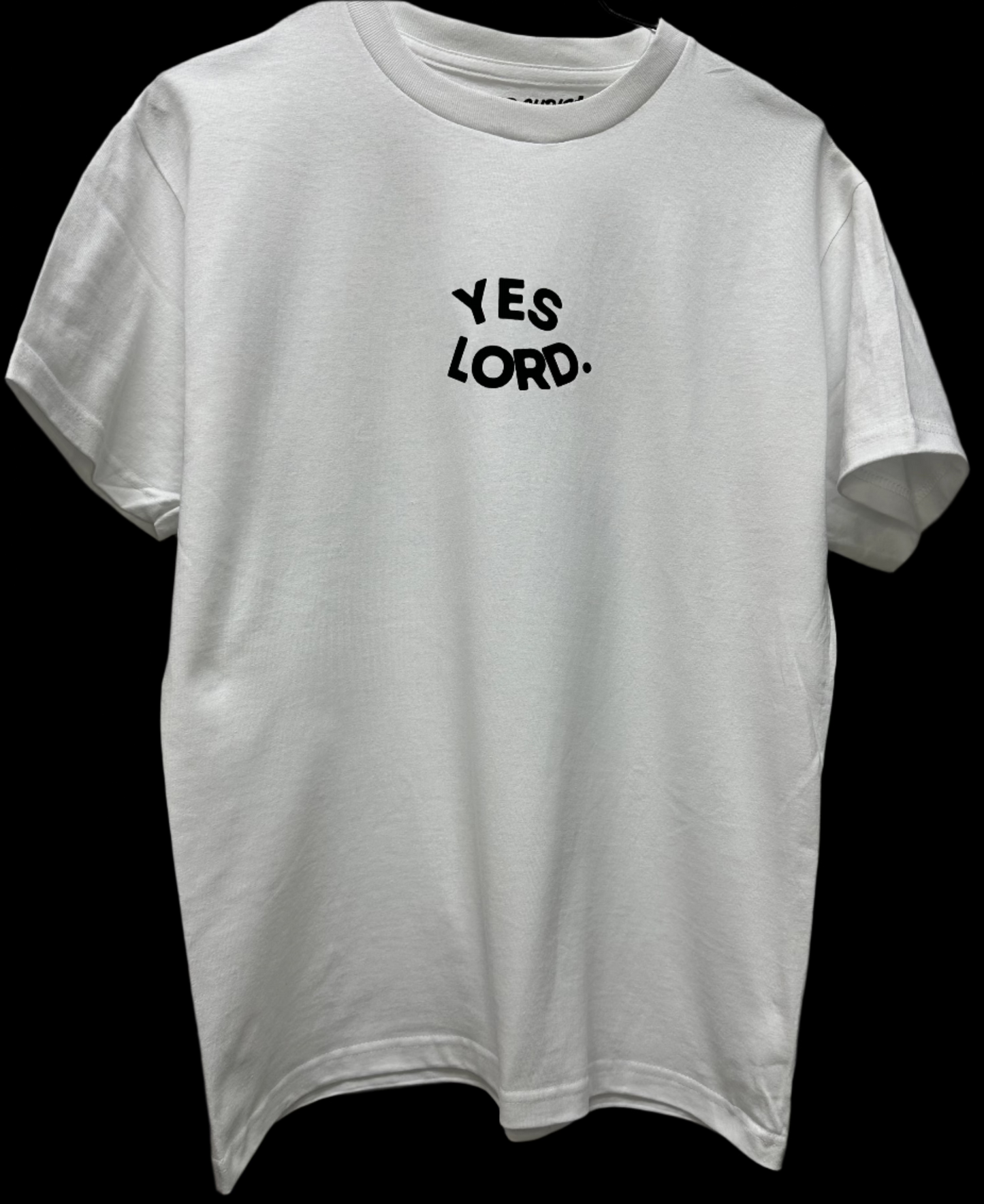 Yes Lord. - Heavyweight Cotton White Tee